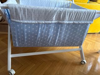 Minicuna con ruedas, plegable