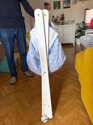Minicuna con ruedas, plegable