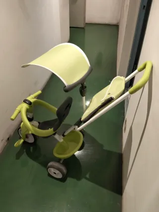 Triciclo Smoby Evolutivo con Parasol