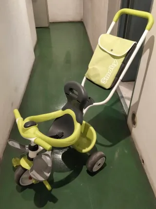 Triciclo Smoby Evolutivo con Parasol