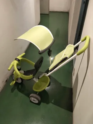 Triciclo Smoby Evolutivo con Parasol