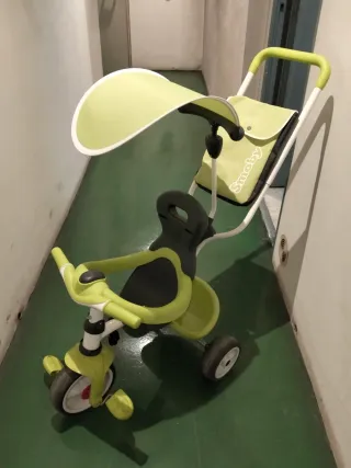 Triciclo Smoby Evolutivo con Parasol