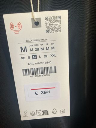 Americana Zara Negra