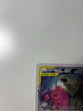 Carta Pokémon Mega Sableye & Tiranitar GX