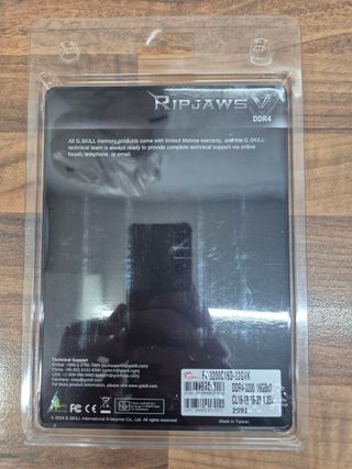 32GB (2x16GB) DDR4 3200MHz CL16 G.Skill Ripjaws V