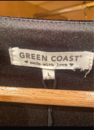 Vestido fiesta con brillos  GREEN COAST Talla L