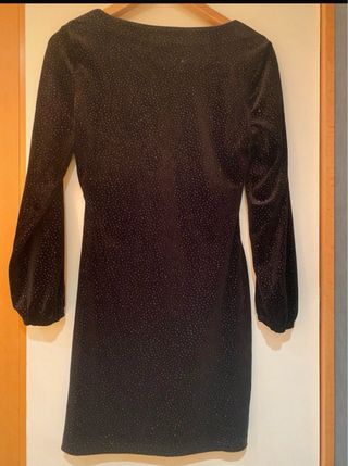 Vestido fiesta con brillos  GREEN COAST Talla L