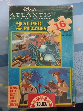 Disney Atlantis 2 Puzzles 16 Piezas Educa
