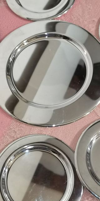 Set Sottobicchieri e Sottobottiglia Metallo