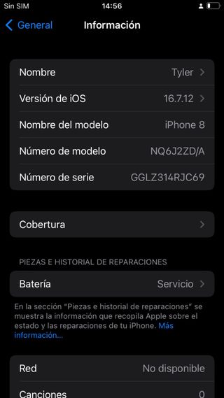 iPhone 8 64GB Plata Como Nuevo