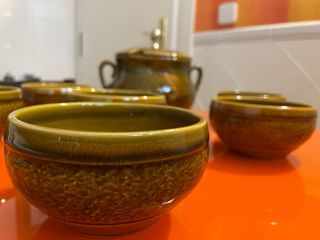 Set ceramico per gazpacho/zuppa