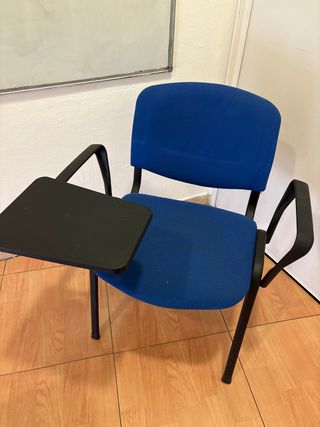 Silla pala academia azul