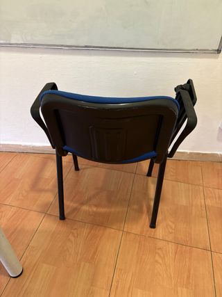 Silla pala academia azul