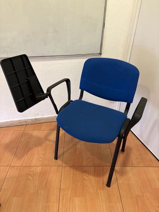 Silla pala academia azul