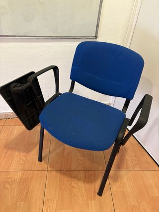 Silla pala academia azul