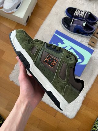 DC Shoes Stag Verde Naranja Talla 42.5