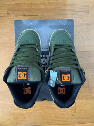 DC Shoes Stag Verde Naranja Talla 42.5