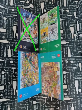 Puzzles marca Heye 2000 Piezas