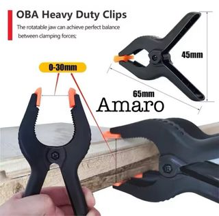 10 Clips/Molas de Fixação para Madeira/Ferro/Plást