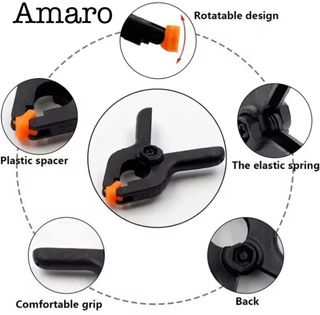 10 Clips/Molas de Fixação para Madeira/Ferro/Plást