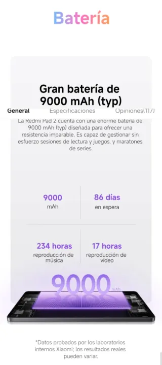 Xiaomi Redmi Pad 2 128GB A ESTRENAR, PRECINTADA!