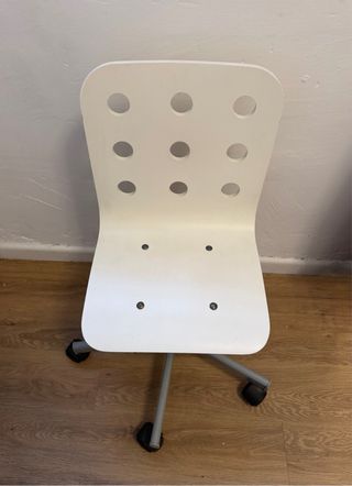 Silla Ikea blanca madera