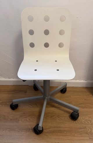 Silla Ikea blanca madera