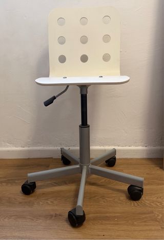 Silla Ikea blanca madera