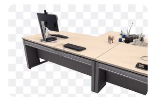 Mesa de oficina modular en L