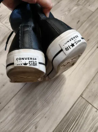 Botas Converse Piel Negra Mujer Talla 39