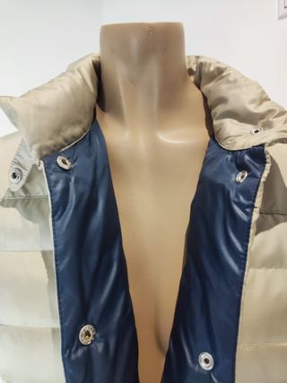 Chaleco acolchado Massimo Dutti beige