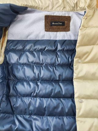 Chaleco acolchado Massimo Dutti beige