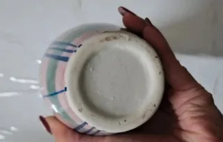 Vaso Ceramica Disegno a Quadri