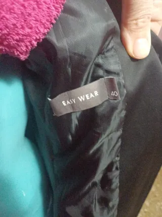 Gabardina Abrigo Negra Nueva