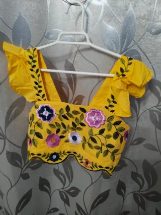 Conjunto IQ Collection Falda y Top Flores