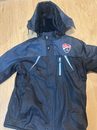 Chaqueta Ducati Invierno Negra/Gris