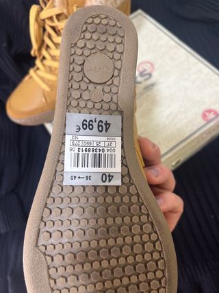 Botas Creeks Beige/Marrón Talla