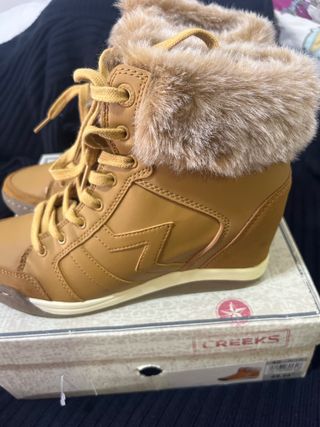 Botas Creeks Beige/Marrón Talla