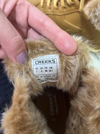 Botas Creeks Beige/Marrón Talla