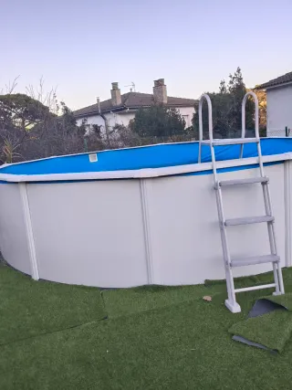 Piscina desmontable metal/plástico