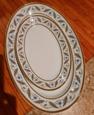 Zuppiera Bischofsthal in porcellana + vassoi