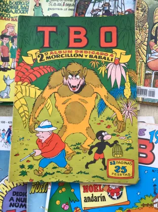 Lote de ejemplares de la revista TBO