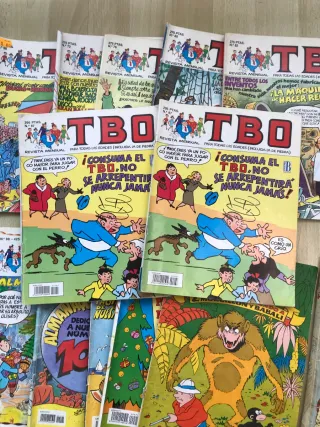 Lote de ejemplares de la revista TBO