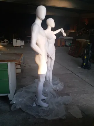 Maniquí de hombre blanco