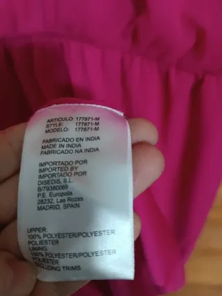 Vestido fiesta verano rosa lentejuelas