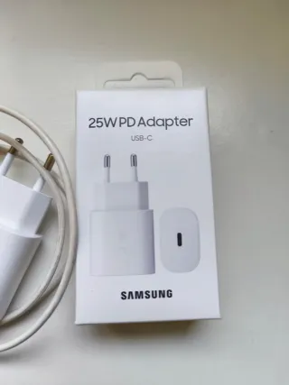 Cargador Samsung 25W PD y Cable USB-C