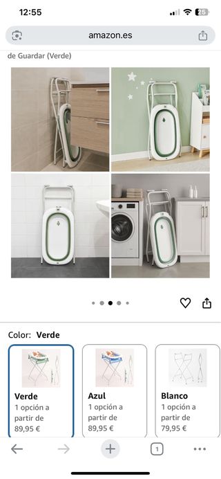 urgente! Bañera plegable para bebé con patas