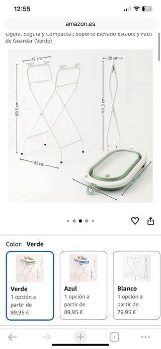 urgente! Bañera plegable para bebé con patas