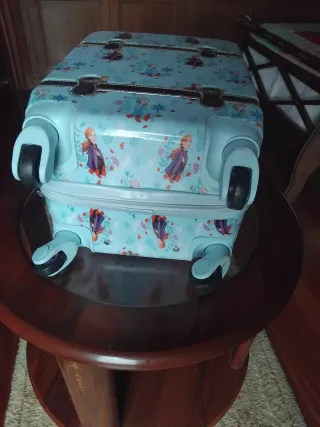 Valigia per Bambini Frozen Blu e Argento