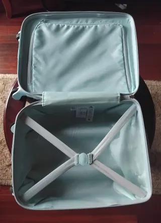 Valigia per Bambini Frozen Blu e Argento